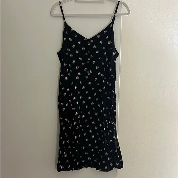 GAP | Dresses | Gap Black Cami Fit Flare Dress | Poshmark